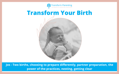Jos – Two births, choosing to prepare differently, partner preparation, the power of the practices, nesting, getting clear | Episode 13