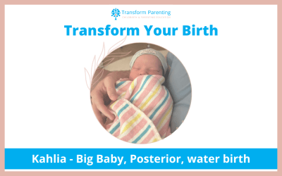 Kahlia – Big Baby, Posterior, water birth | Episode 31